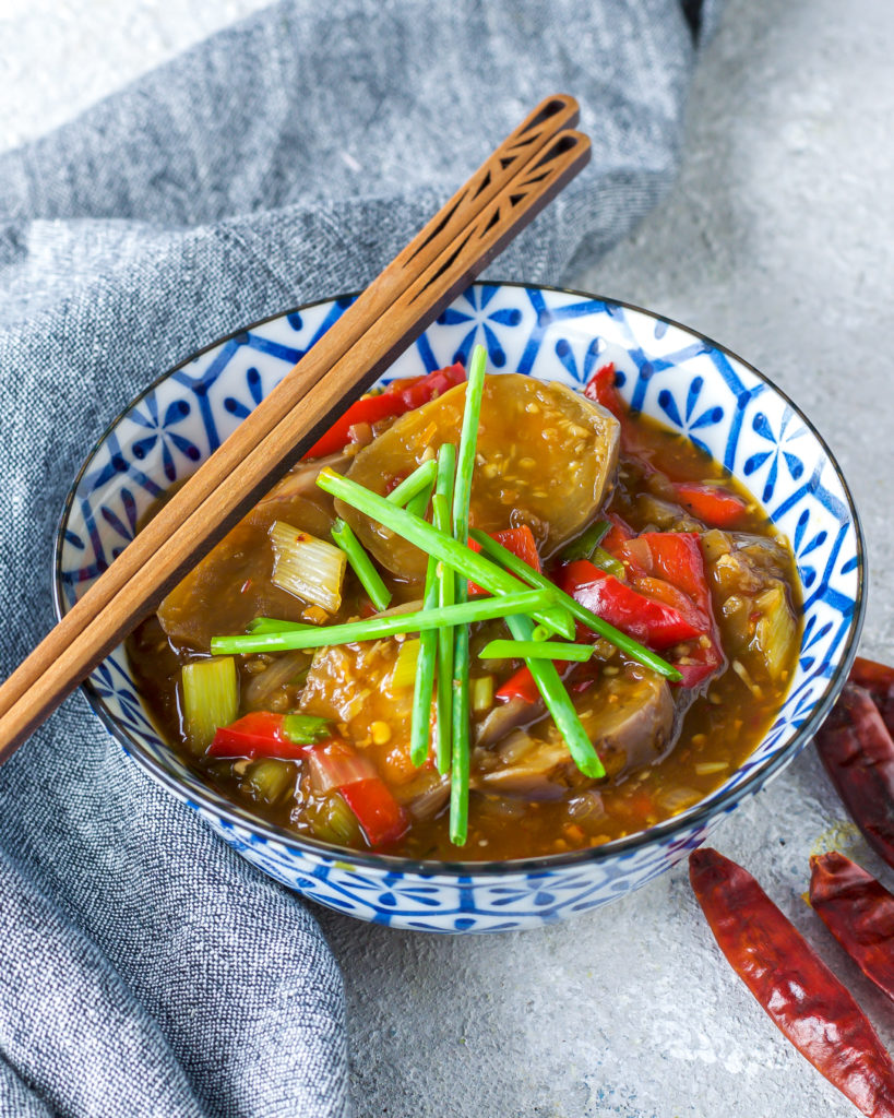 Eggplant in Chili Garlic Sauce (V+GF) Iamstufft