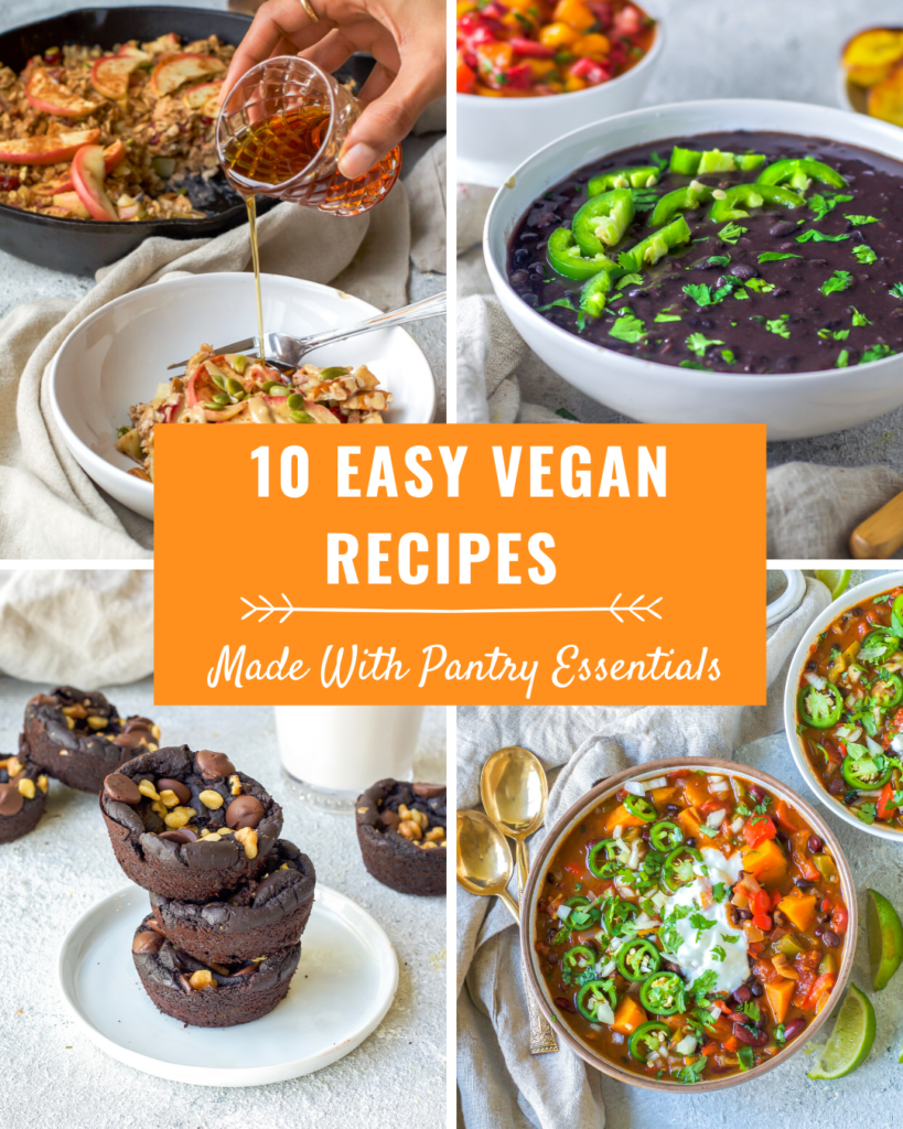 10 Easy Vegan Recipes Using Pantry Ingredients - Iamstufft