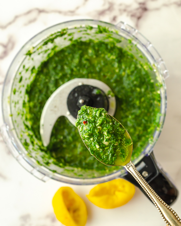 Parsley Mint chimichurri 