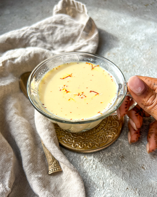 Vegan Saffron Milk